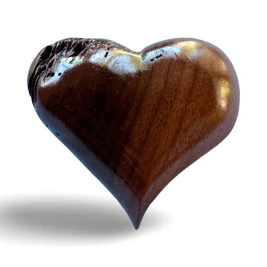 Dark Walnut Heart